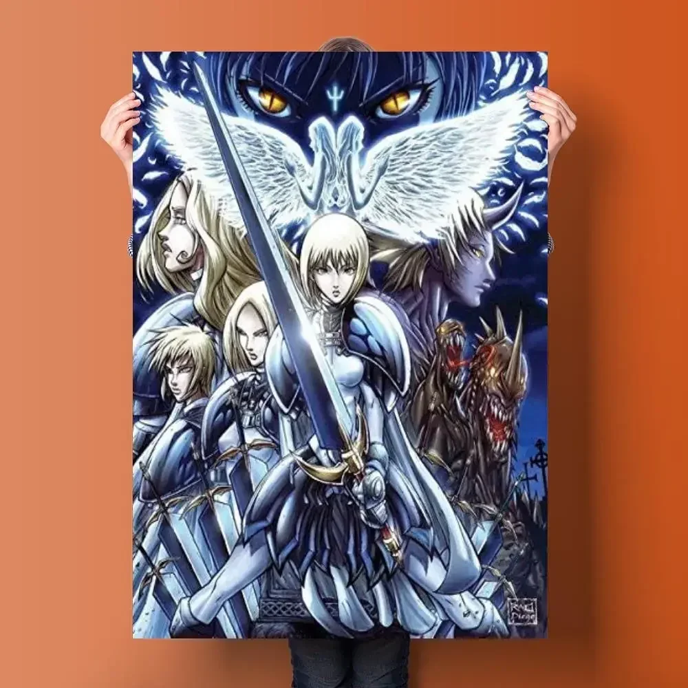 Claymore Teresa anime Poster Canvas Art Poster and Wall Art Picture Print Modern Family bedroom Decor Posters