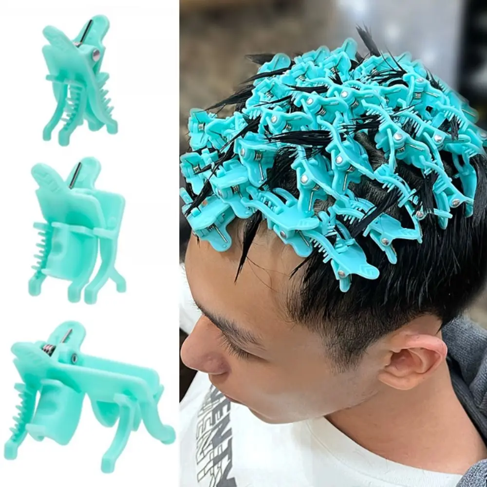

25Pcs Reusable Salon Hair Perm Clips Hairdressing Barbershop Tools Curl Styling Clamps Hair Styling DIY Hook Loop Hair Rollers