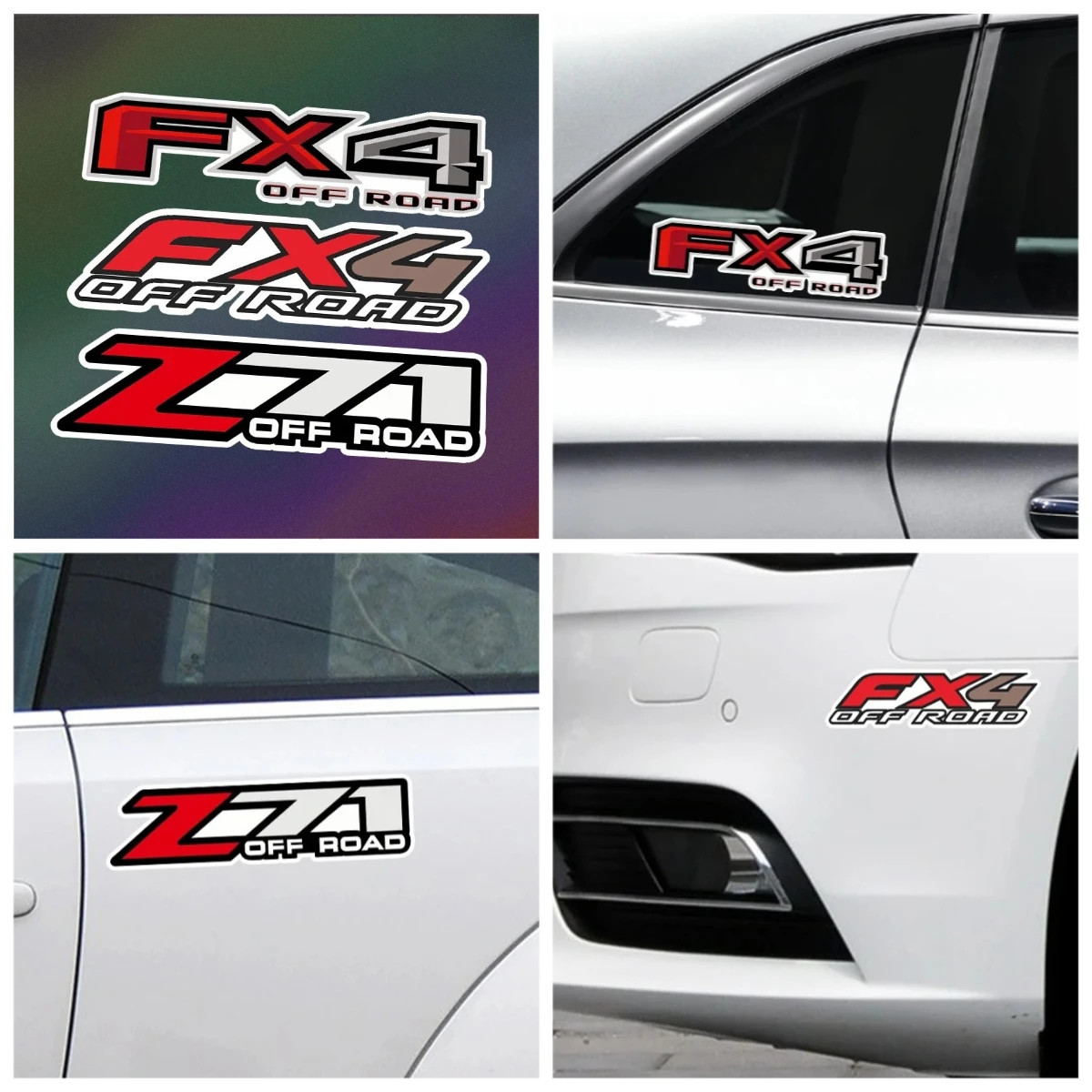 

New Car Sticker PVC Glue Decal Whole Body Decoration "FX4"