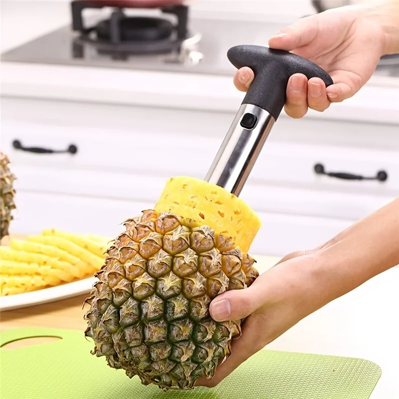 Pineapple peeler, pineapple knife, easy to core and slice pineapple with stainless steel pineapple corer and slicer