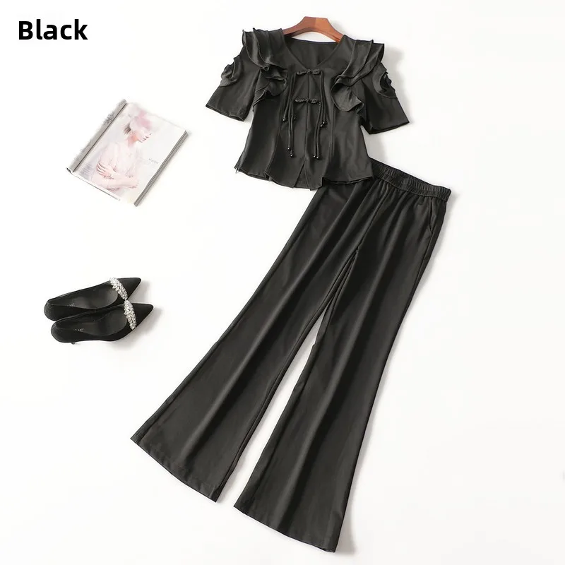 

Летний комплект из топа и брюк с длинным свеком, женское модное новое поступление, Tagl South Oil, на заказ, раннее лето Fre Sto