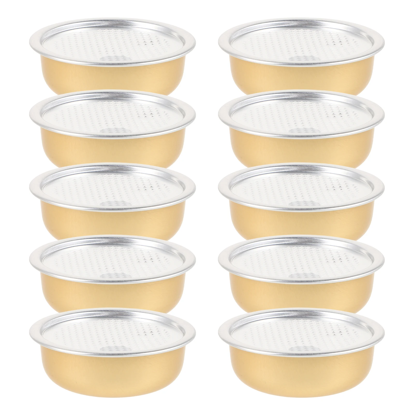 12Pcs Cubilose Aluminum Food Cans Refillable Storage Containers for Snacks Candy Treats Food Preservation Tins