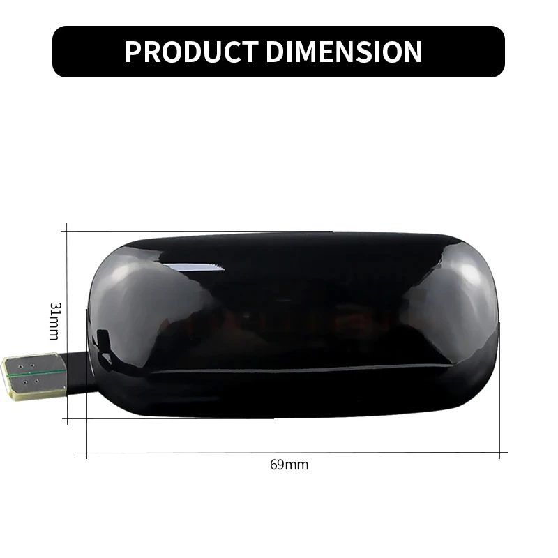 2X LED Side Wing Marker Dynamic Turn Signal Blinker Startup Breath Light For Audi A3 S3 8P A4 S4 RS4 B6 B7 B8 A6 S6 RS6 C5 C7
