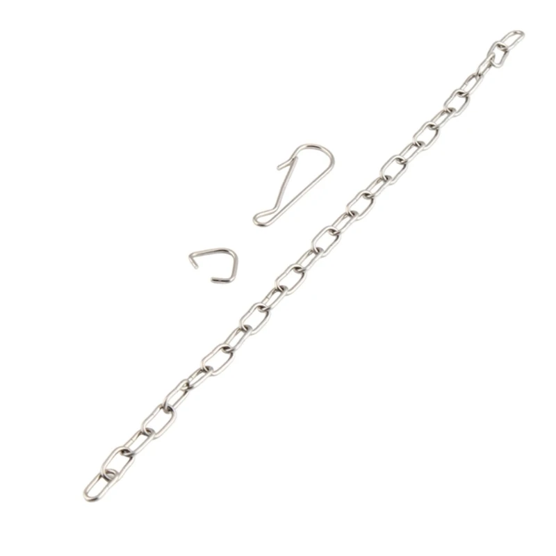 

Stainless Steel Universal Flapper Chain Replacement Toilet Lift Chain Enduring C7AC