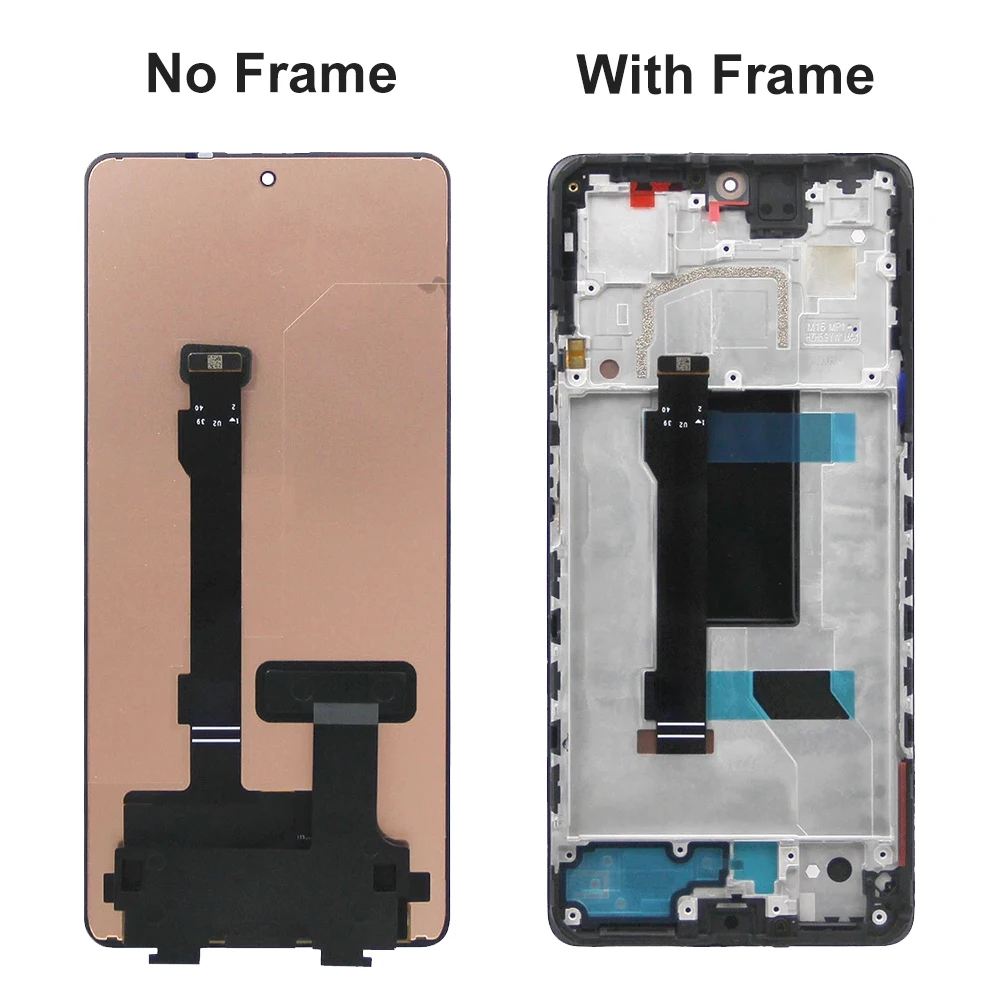 Screen for Xiaomi Redmi Note 12 Pro 5G LCD Display Touch Screen Digitizer with Frame for Redmi Note 12 Pro 22101316C 22101316I