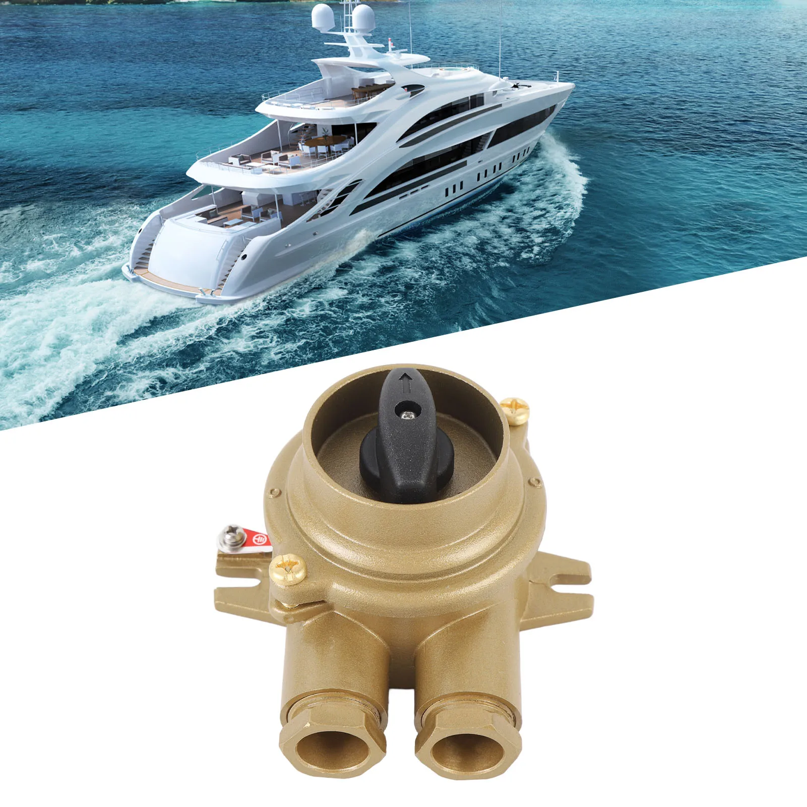 

Электрическая распределительная коробка для лодки, морская латунная распределительная коробка, стабильное соединение, IP56, HH202-3, 10А