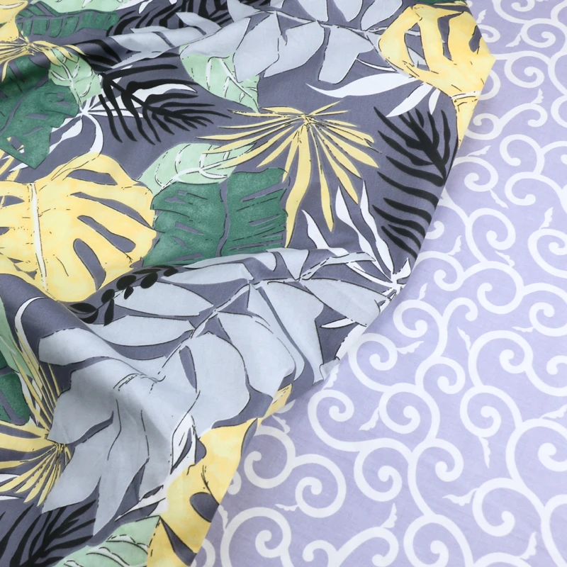 

50*160cm Leaves Series Cotton Patchwork Fabric Fat Quarter Bundles Fabric For Sewing Doll Cloths