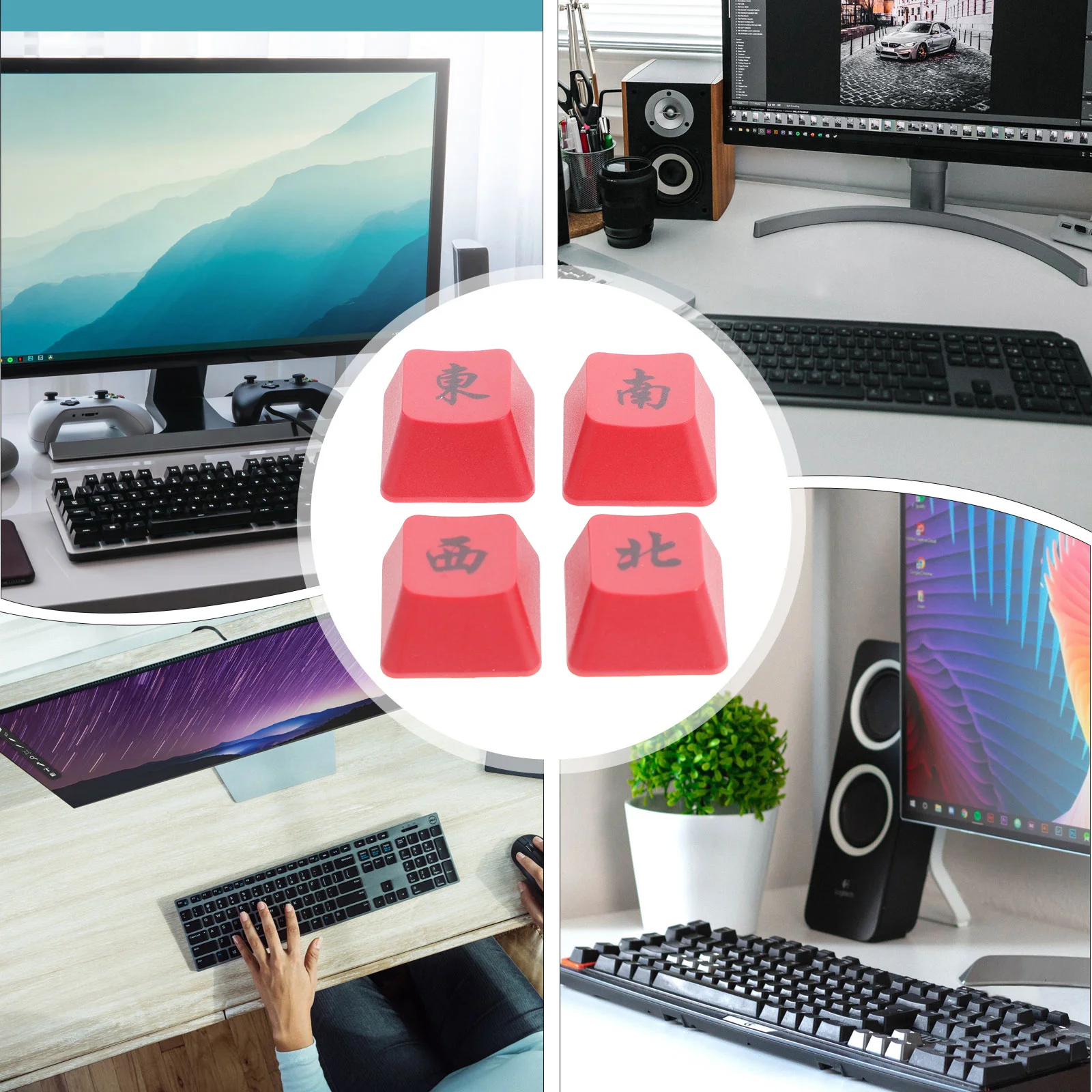 1Set Custom Mechanical Key Caps Replacement Direction Key Pbt Material Engraved Long-Lasting Mechanical Keyboard Keycap Gaming