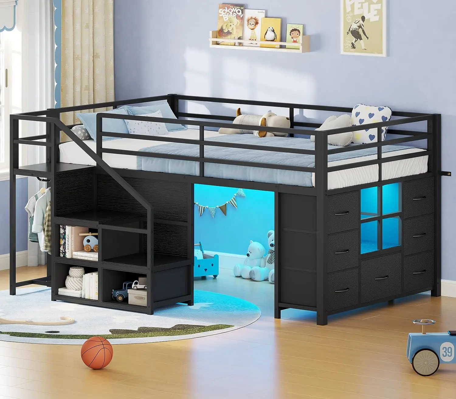 Bthfst Low Loft Bed…