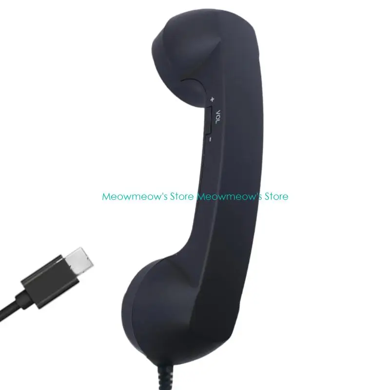W91A Comfort Ergonomic Type C Receiver for Extended Durations Calls Music Listening