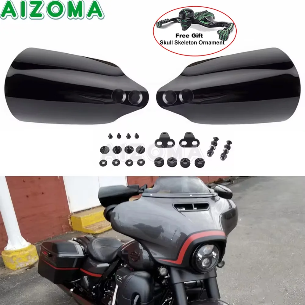 For Harley Touring Handguar Handlebar Hand Guard Fit 2019-2020 Electra Glide FLHT FLHTP 2014-2020 Street Glide FLHXS FLHX FLHXSE