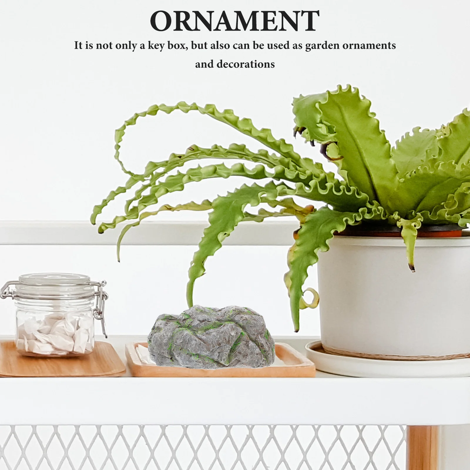 

Stone Key Hidden Device Hide Holder Garden Savers Box Decoration Craft Resin Rocks Outdoor Landscaping Bulk Travel