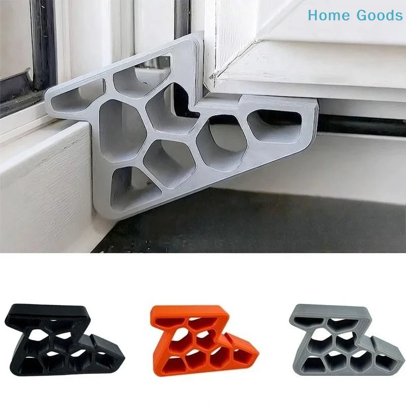 preferred1PC Heavy Duty Non Slip Window/Balcony Door Stop With Track Lock - Easy To Install Remove, Anti-Wind Holder 1pcsproduct