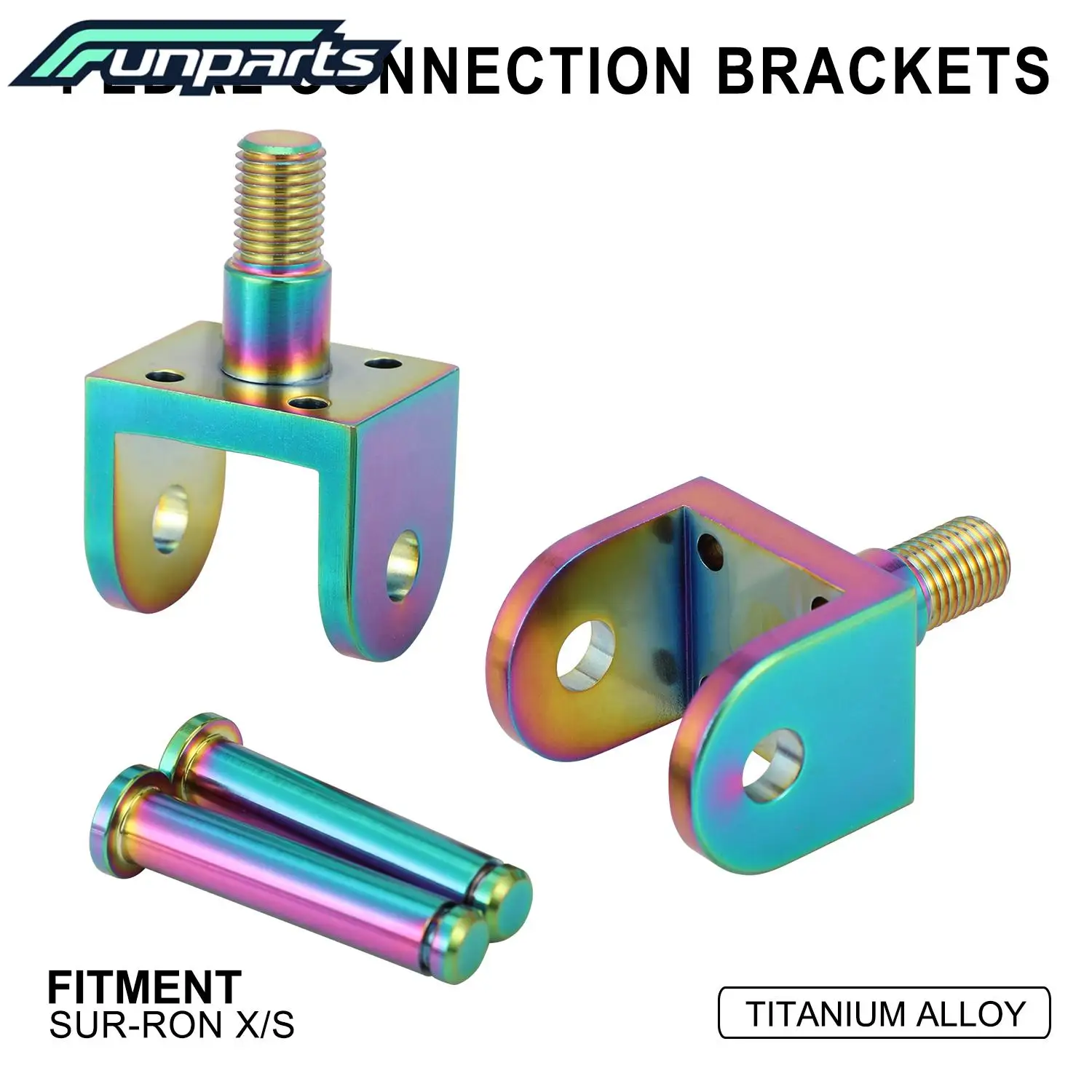 

Funparts Footpeg Supports Foot Pedal Connection Bracket Foot Pegs Connection Brackets Motorcycle For Surron Sur-Ron Lightbee S X