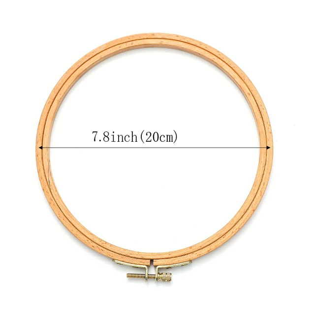 10 stks/partij Dia 3-12 inch Ronde Borduurhoepels Houten Beuken Kruissteek frame Hoops Craft Borduren Gereedschap