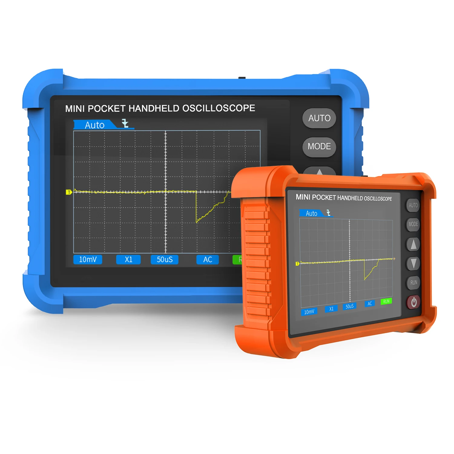 Professional Portable Mini Oscilloscope 500kHz Bandwidth and 2.8-inch High-Definition LCD Screen HP-500K