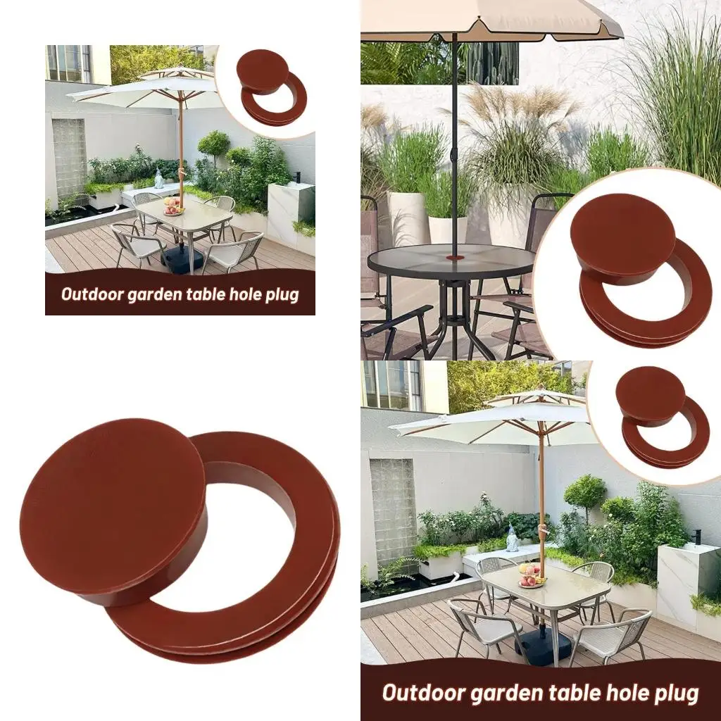 Outdoor Yard Table Hole Cover Insert Parasol Umbrellas Hole Rings Plugs Caps high quality