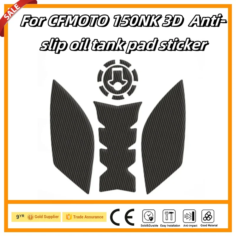 

For CFMOTO 150NK 3D Motorcycle Fuel Tank Pad Sticker Decal Gas Cover Protector Accessori Set Waterproof