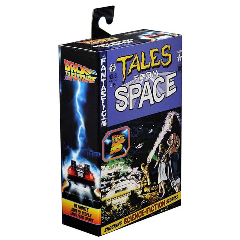 Neca 53612 contos do espaço figura de ação anime de volta para o futuro martin figuras 7-Polegada modelo ornamento presente periférico para crianças