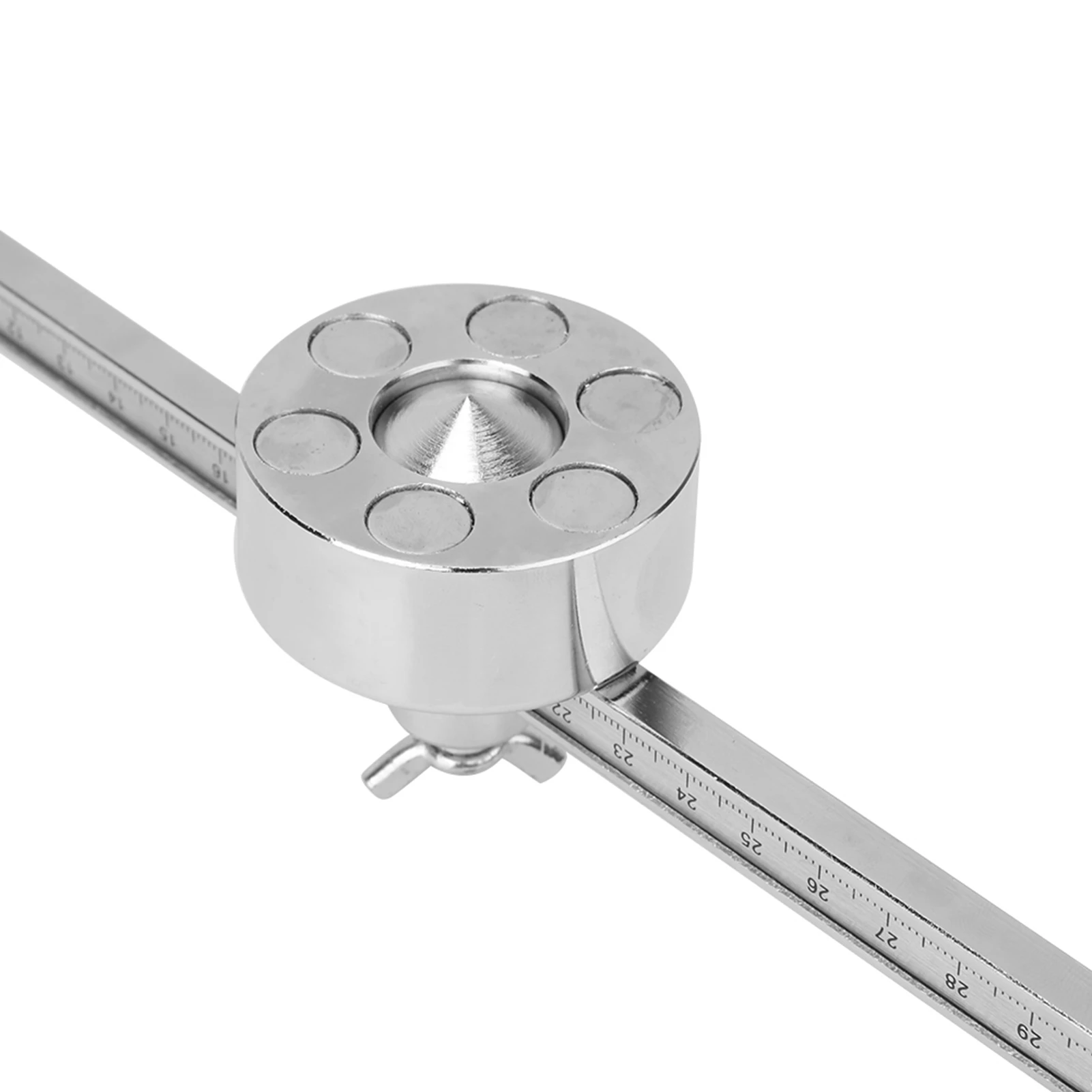 Torch Compass Roller Guide Stainless Steel Oxygen Welding Cutting Tool Accessories with Scale Ruler Fit for G01-100