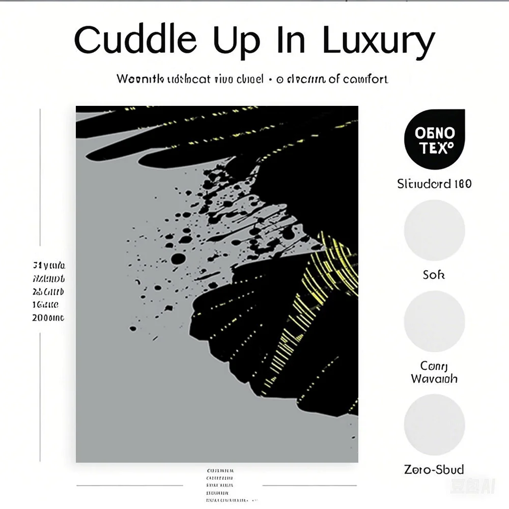 Cobertor de lã The Journey com pílula resistente a rugas, edredom com tecnologia sem derramamento, cobertores elegantes e simples para