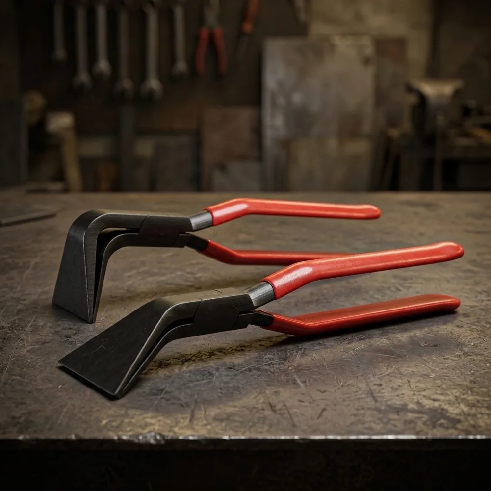 Precision Cast High Carbon Steel Pliers for Bending and Shaping Metal - Includes 90 Degree and 45 Degree Variants