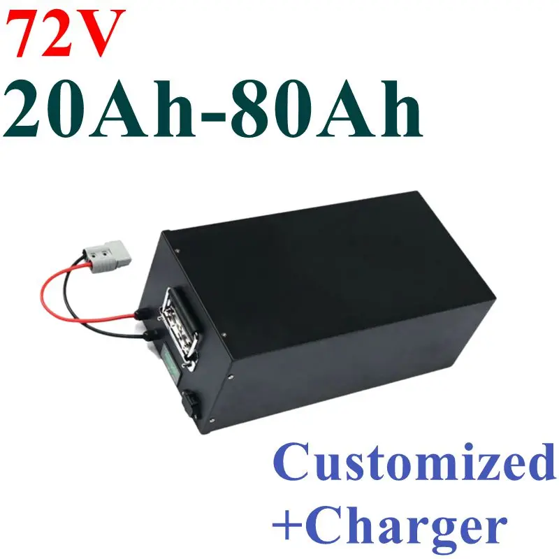 

CZW72V Lithium-Ion Battery with BMS for Motorcycle Electric Car Pedal Energy Golf Cart - 20AH/30AH/50AH/60AH/70AH
