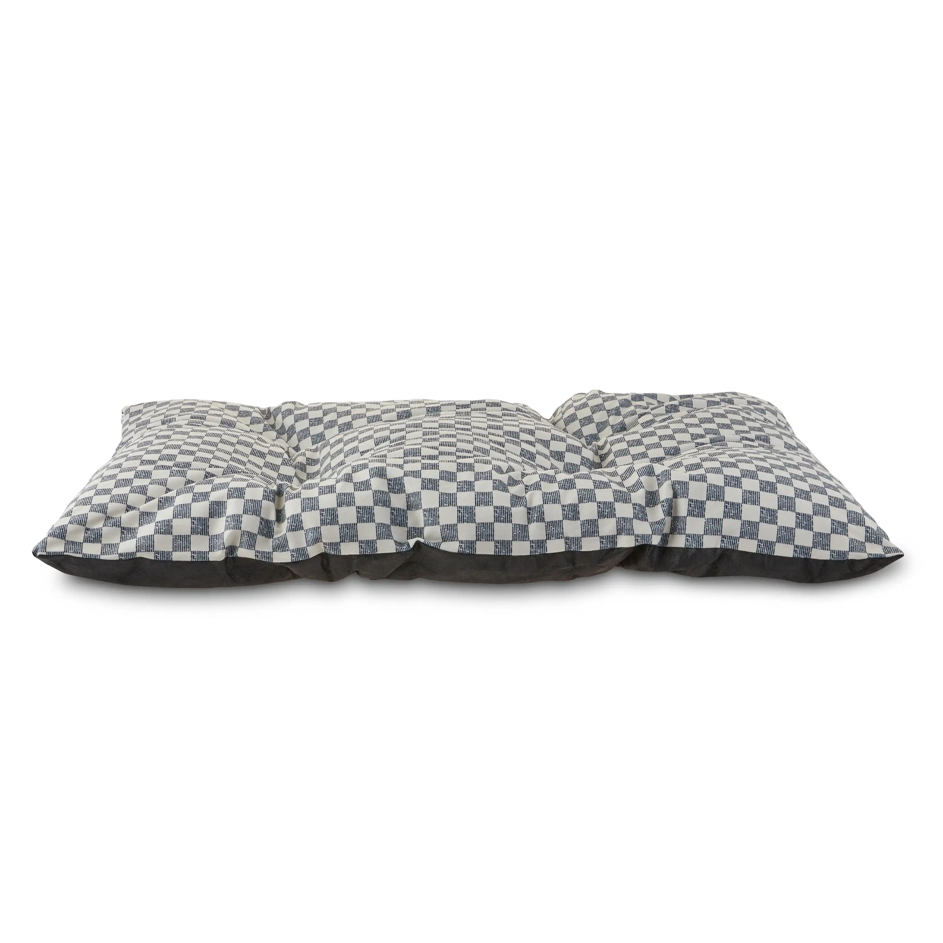 

Tufted Pillow Pet Bed, Black and White Check, 1 Count