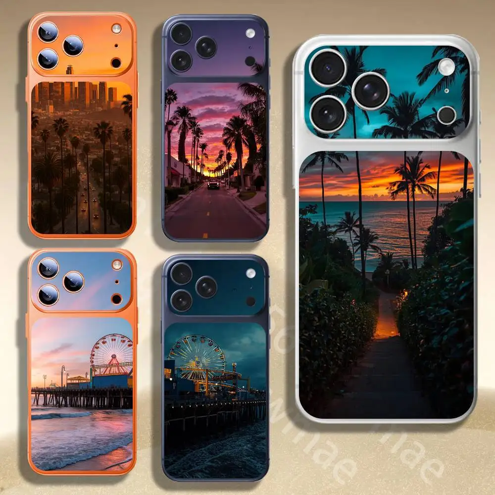 Travel Los Angeles California For iphone 17pro 17promax Color Rear Protective Sticker