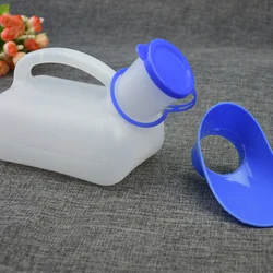 Botella portátil de plástico para urinario, urinario móvil Unisex, Kit de viaje para viaje en coche y acampada al aire libre, botella de orina para hombre y mujer