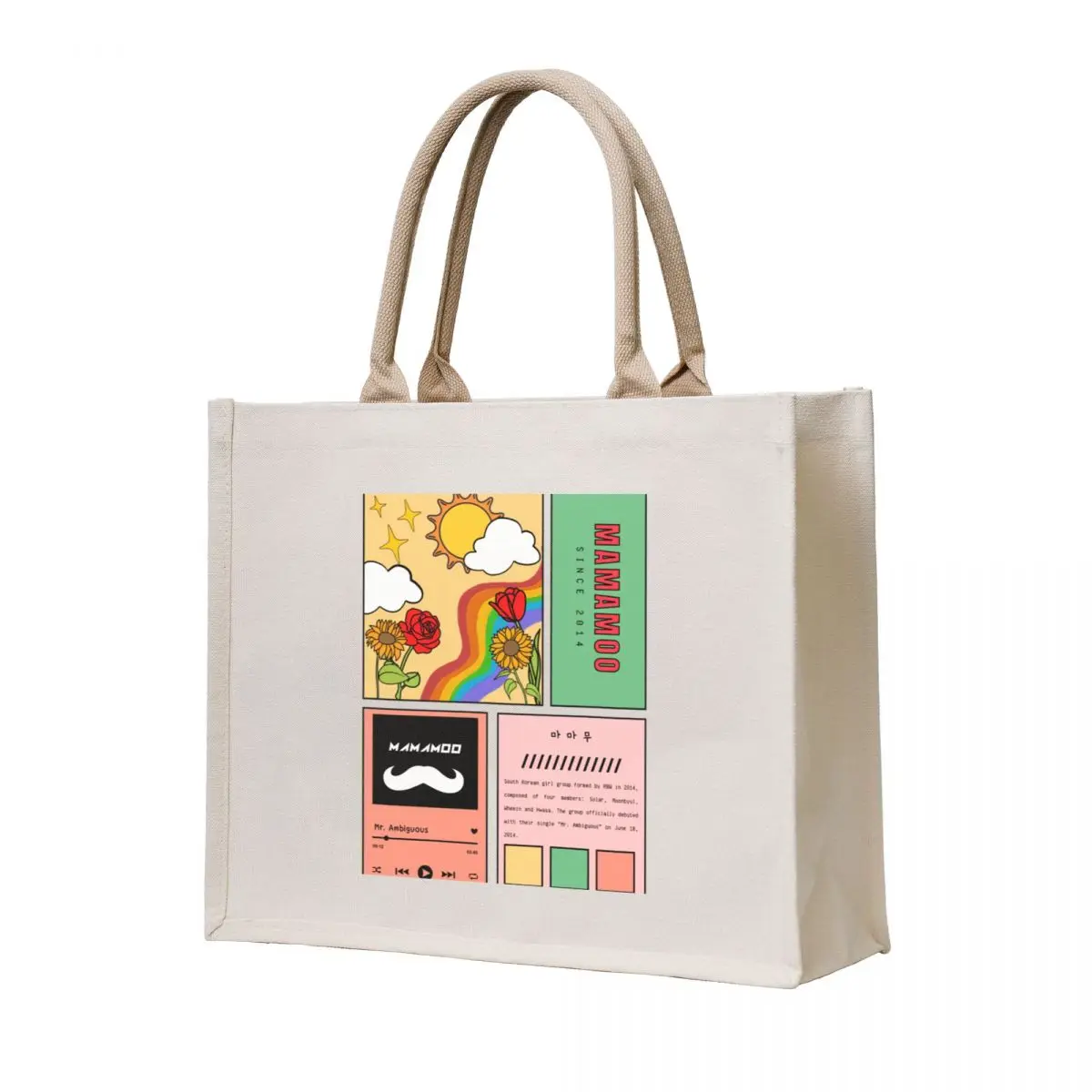 

Mamamoo Tote Bag Gift bags Cloth bags Women's bag personalized tote bag