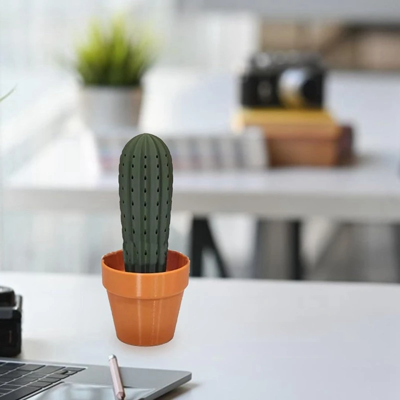 Cactus Toothpick Holder 3D Printed Cactus Toothpick Dispenser House Plant Toothpick Cactus Holder