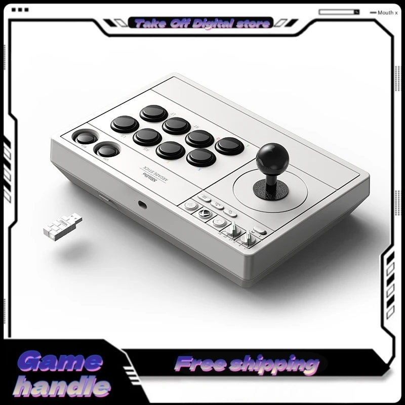 Dualmode Arcade Joystick With Personalized Appearance Floating Sensation Panel Supporting Multiple Platforms Suitable For Gaming