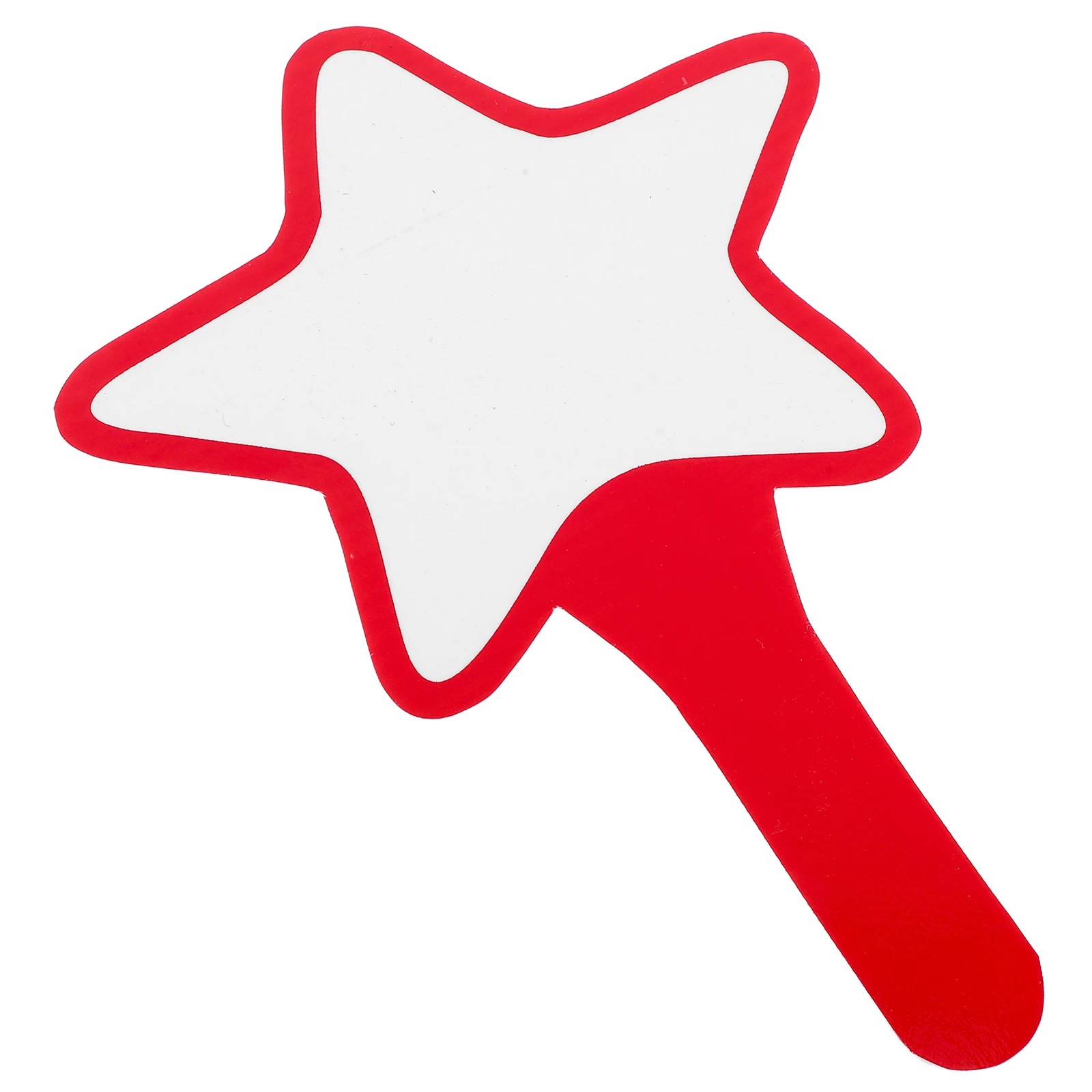Star Shaped Dry Erase Answer Paddle Handheld Whiteboard Reusable Scoreboard For Classroom Office Voting Scoring Lightweight