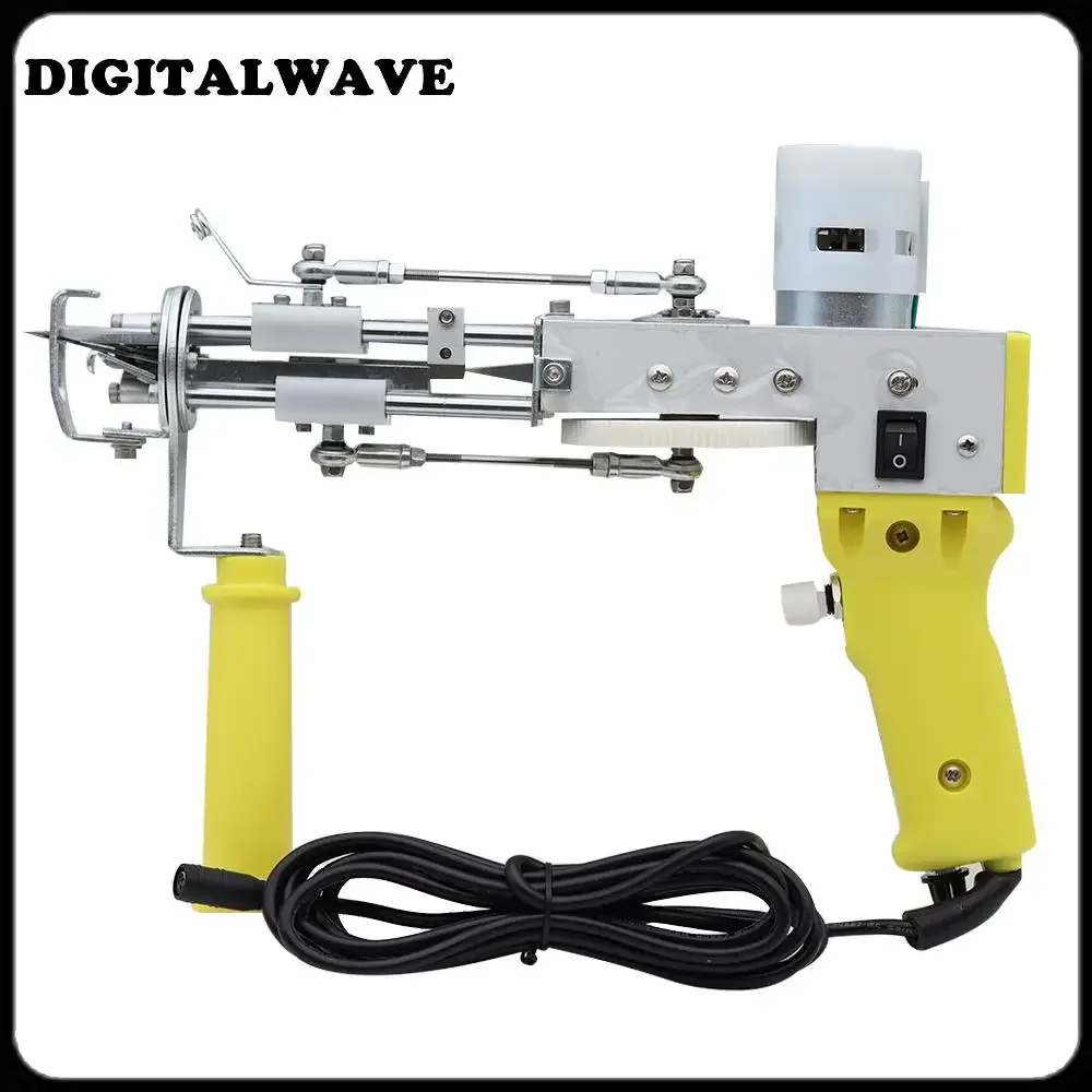 

US/EU/US Plug Electric carpet tufting gun Loop Pile Cut Pile 2 in 1 Carpet weaving flocking machines DIY HandTools