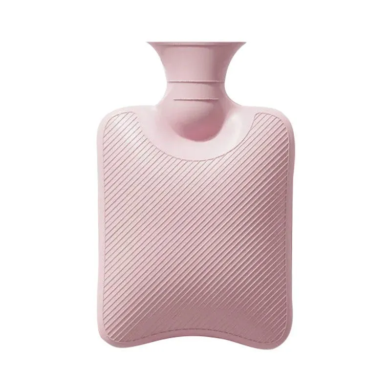 2.0L 1.0L 500ML Hot Water Bottle Hot Water Bag with Cover for Bed Warming Hand Feet Warmer Menstrual Cramps Hot Compress
