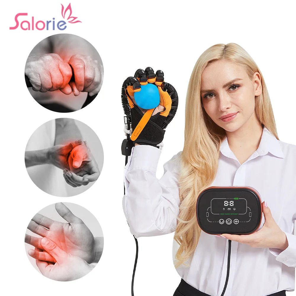 Hand Rehabilitation Robot Gloves for Stroke Hemiplegia Cerebral Infarction Training Finger Exerciser Rehabilitation Recover Tool