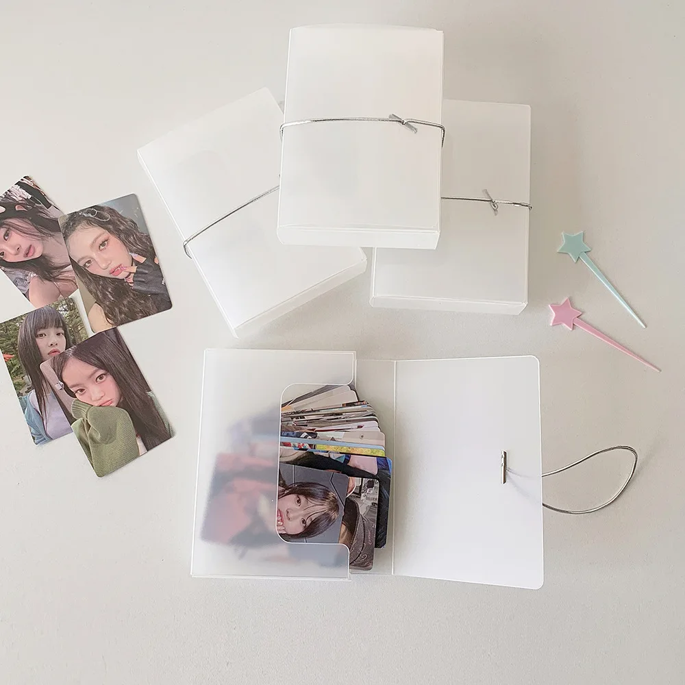 Frosted Transparent Korean Photocard Holder Idol Photo Card Picture ID Photo Photocard Frame PP Card Cover Simple
