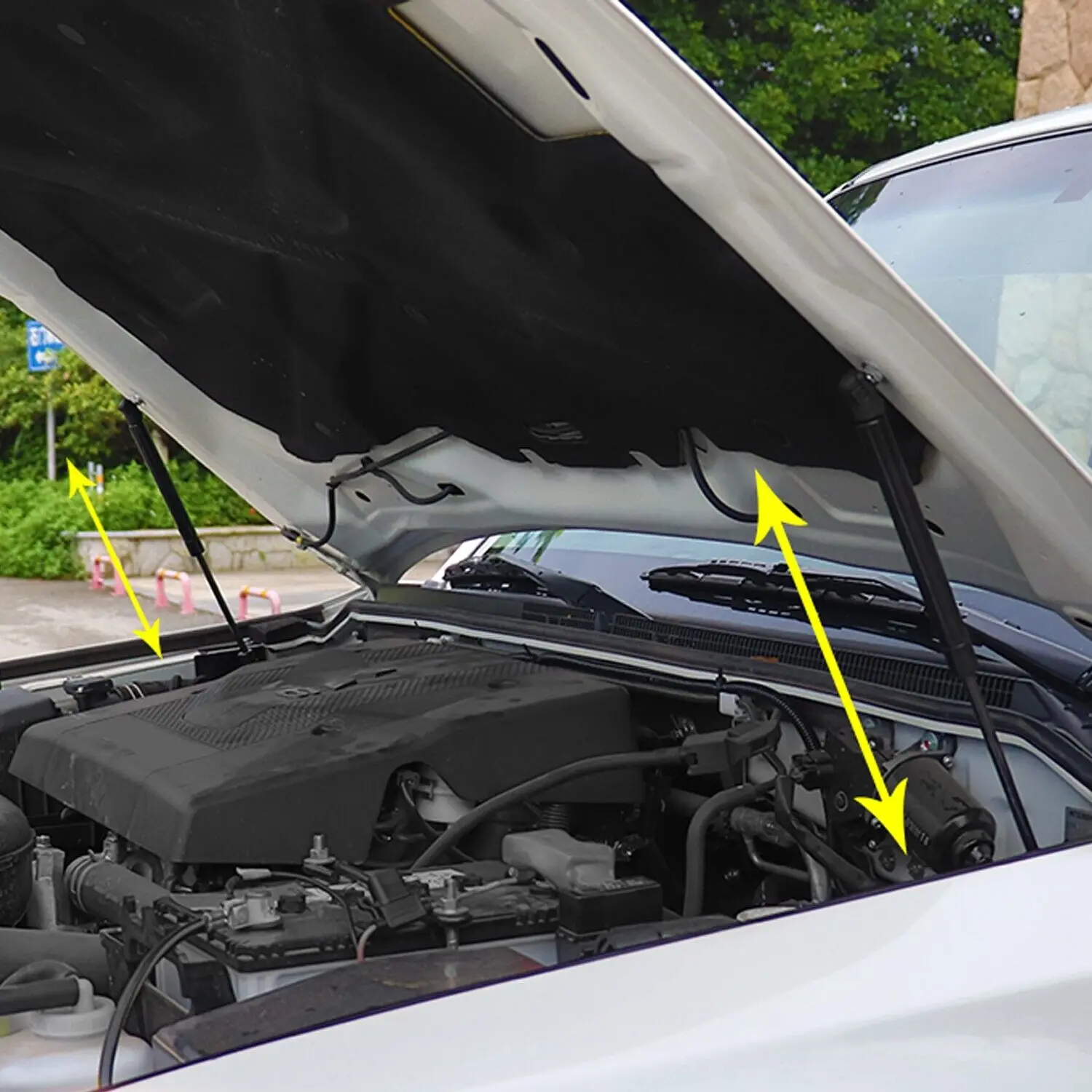 

Амортизаторы капота для Mitsubishi Pajero V80 V93 V95 V97 V98 2007-2021, передние газовые стойки капота, подъемные опоры, пружины, амортизаторы