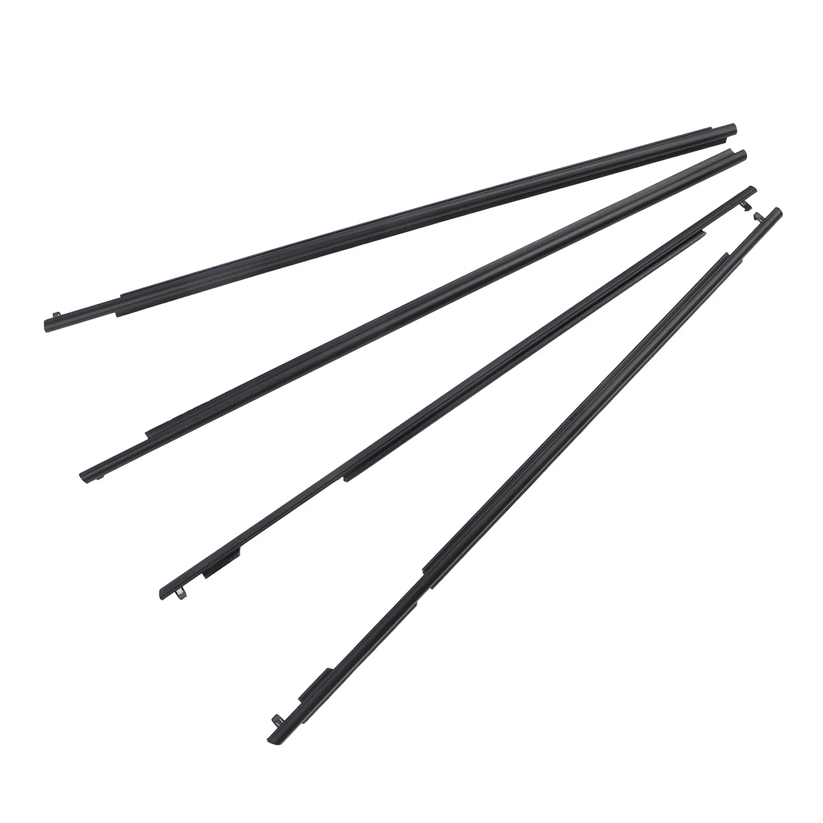 Car Door Window Weatherstrip Sealing Belt Molding Trim Set 75711-60072  for Toyota Land Cruiser Prado 150 Series 2010 to 2020 view 4
