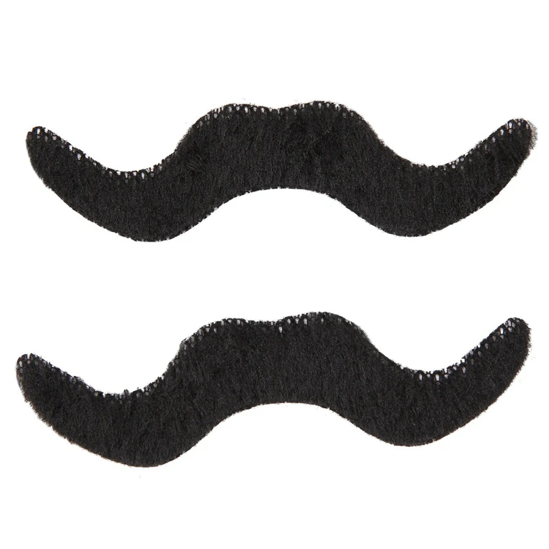 New-72 Pack Self Adhesive Assorted Fake Moustache / Mustache Set Fancy Dress Party Birthday Stylish image 2