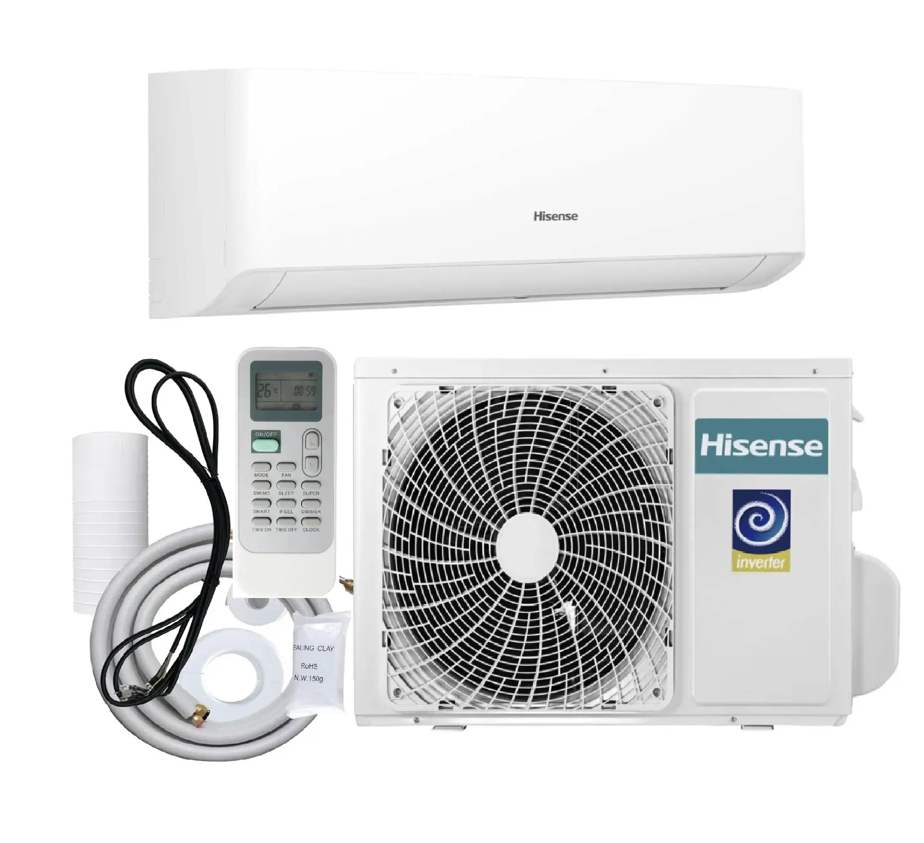 هايسنس 12000BTU مكيف الهواء العاكس التبريد والتدفئة سبليت نوع تكييف الهواء المثبت على الحائط أسعار المصنع #2