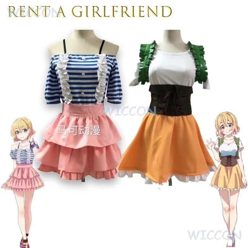 Rent A Girlfriend Nanami Mami Cosplay Costume Anime School Uniform Outfit Full Set Wig Quality  Dress Convention Party Halloween