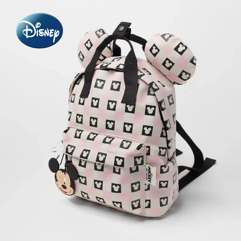 

Disney Mickey New Children's Backpack Luxury Brand Children's Schoolbag Large Capacity Fashion Leisure Mini Leisure Backpack