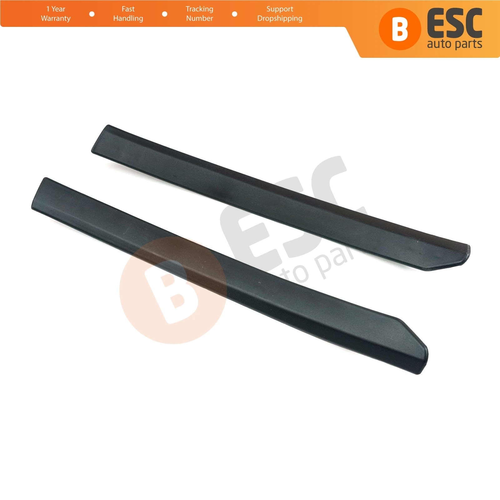 ESP1016 Fender Stone Guard Trim Mudguard Cover Chip Paint Protection Bar Front R L Side Set 8K0853823 24C for Audi A4 MK4 8K5 B8