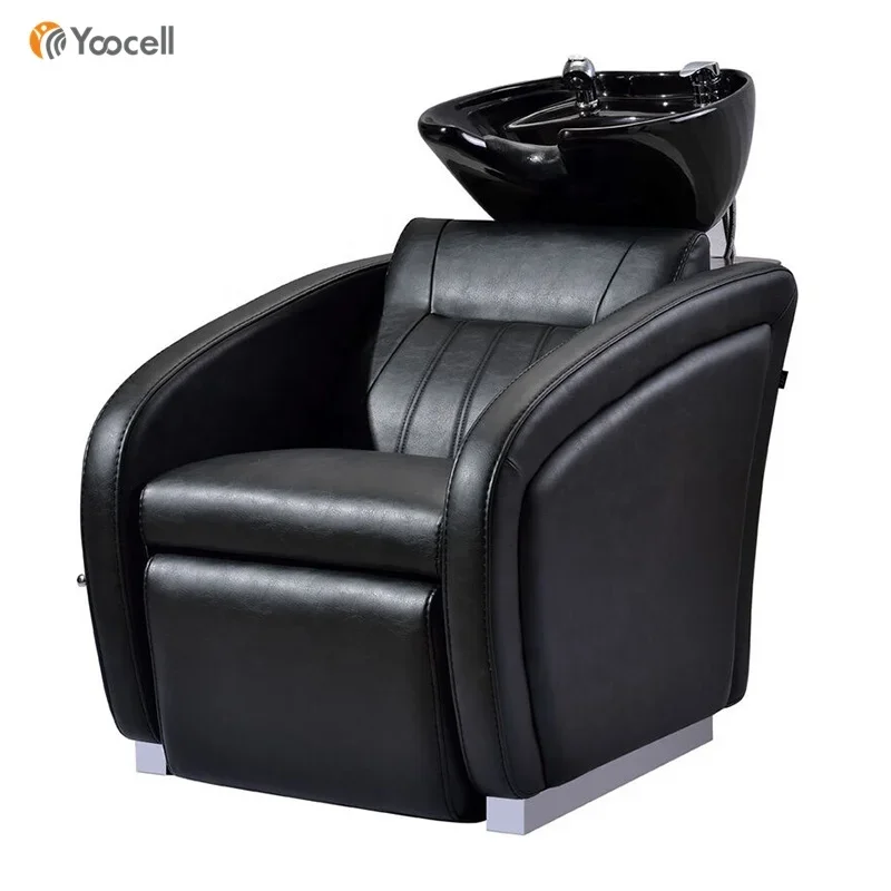 hairdressing shampoo chair hairdo backwash baths with ceramic wash bowl