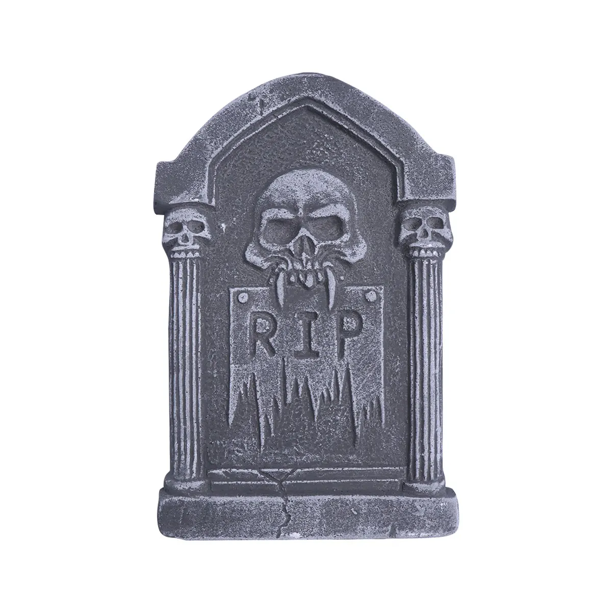 

1pc Halloween Foam Tombstone Decoration Grave Marker RIP Spooky Gravestone Accessory Outdoor Haunted Graveyard Plaque Sign