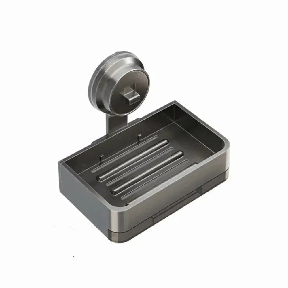 

Suction Cup Wall Mounted Soap Box Waterproof Modern Bathroom Soap Holder durable convenient No-Drill Soap Dish Bathroom