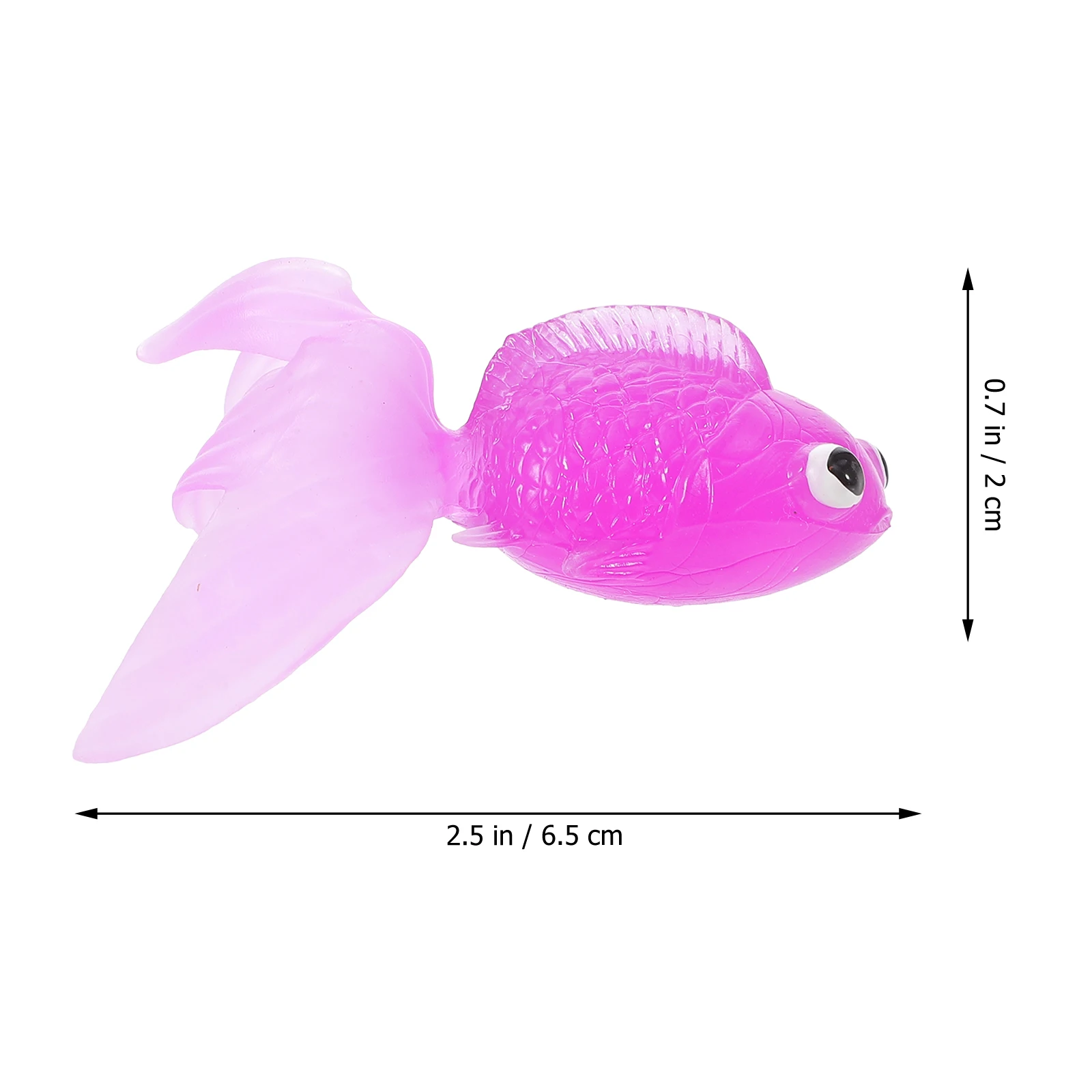 

12pcs Realistic Kids Tpr Goldfish Figure Set Safe Party Favors Gifts For Children Fish Animal Handicraft Figures