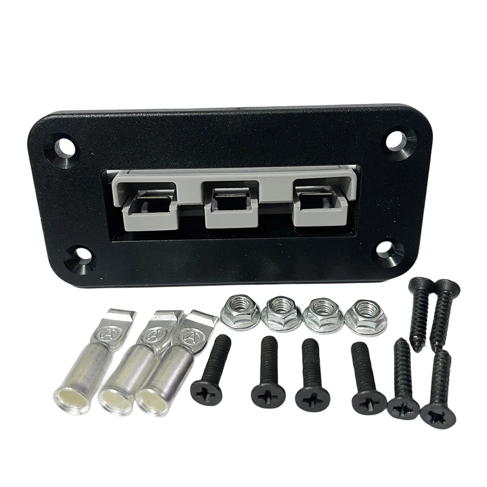 1/2set 50A konektor Plug untuk-Anderson colokan konektor Forklift DC 600V konektor daya tiga tiang UPS suku cadang steker